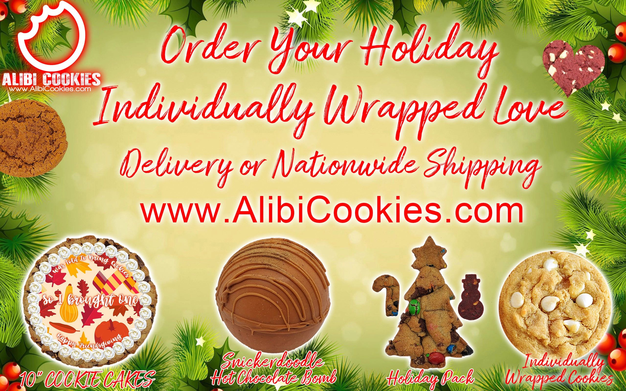 Alibi Cookies Cookies, Bakery, Cookie Shop